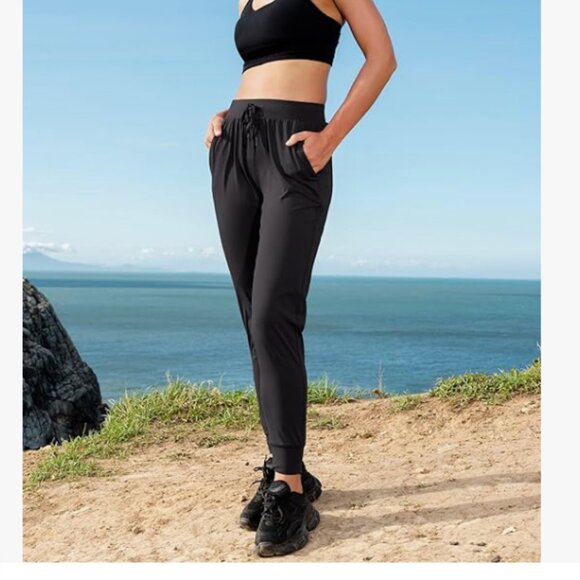Women's Joggers Pants Lightweight Athletic Sweatpants Running Workout Small NWT - Picture 6 of 9